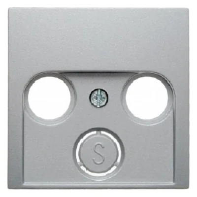 Płytka do gniazd antenowych 2 i 3 wyjściowych, aluminiowe