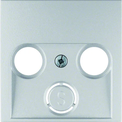 Płytka do gniazd antenowych 2 i 3 wyjściowych, aluminiowe
