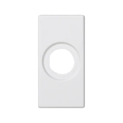 Płytka K45/2 22, 5x45mm z otworem śr.14mm, czysta biel