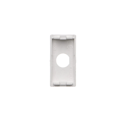 Płytka K45/2 22, 5x45mm z otworem śr.14mm, czysta biel
