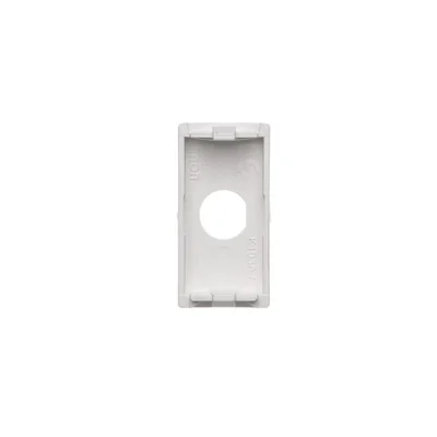 Płytka K45/2 22, 5x45mm z otworem śr.14mm, czysta biel