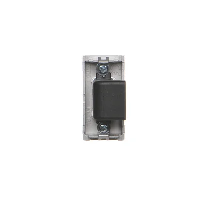 Płytka K45/2 adapter HDMI-HDMI 22, 5x45mm + wkład, aluminium