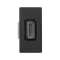 Płytka K45/2 adapter HDMI-HDMI 22, 5x45mm + wkład, szary grafit