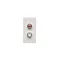 Płytka K45/2 złącz 2x RCA (CINCH) 22,5x45mm + wkłady, zaciski śrubowe