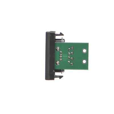 Płytka K45/2 złącza USB typ A żeńskie 22, 5x45mm + gniazdo, szary grafit