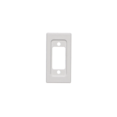 Płytka K45/2 złącza VGA (D-Sub 15) 22, 5x45mm, czysta biel