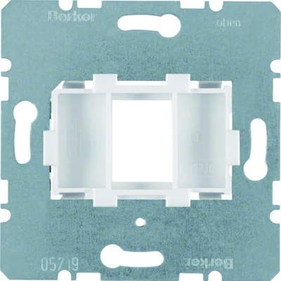 Płytka nośna pojedyncza z białym elementem mocującym