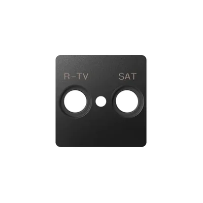 Pokrywa gniazda RTV-SAT grafit