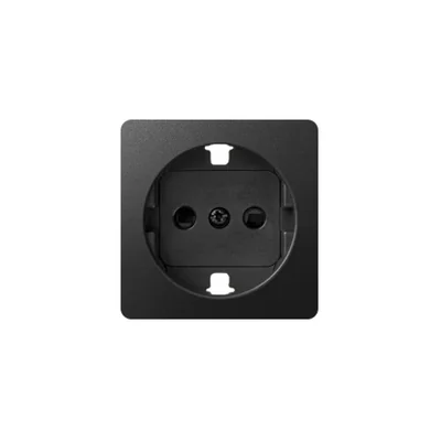 Pokrywa gniazda z uziemieniem typu schuko grafit