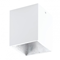 POLASSO Lampa sufitowa 10x10 cm biała/srebrna