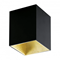 POLASSO Lampa sufitowa 10x10 cm czarna/złoty