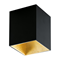 POLASSO Lampa sufitowa 10x10 cm czarna/złoty