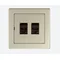 polo Gniazdo komputerowe MOLEX data-gate 45x22,5mm, RJ45, kat. 5E, 1-kr kątowe nieekranowane, biały