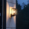 PORTO Lampa zewnętrzna ścienna 27,6 cm czarna