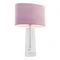 PRATO Lampa stołowa 50cm 60W E27 IP20 różowa