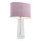 PRATO Lampa stołowa 50cm 60W E27 IP20 różowa