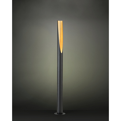 PREBONE Lampa podłogowa 180,5cm 8W GU10 IP20 czarno-złota