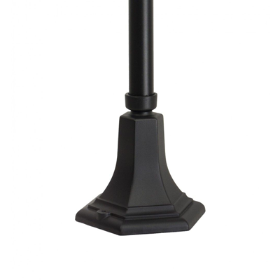 PRINCE Lampa zewnętrzna stojąca 117 cm czarna
