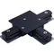 PROFILE RECESSED T-CONNECTOR BLACK