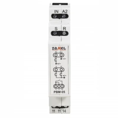 Przekaźnik bistabilny beznapięciowy 12-24V AC/DC  TYP: PBM-05/12-24V