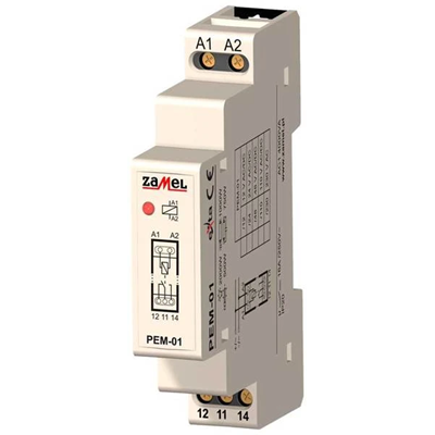 Przekaźnik elektromagnetyczny 12V AC/DC  16A TYP: PEM-01/012