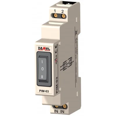 Przełącznik instalacyjny I-0-II 230V TYP: PIM-03