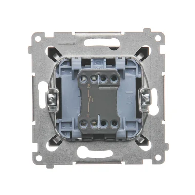 Przycisk „dzwonek” 16AX 250V zaciski śrubowe brąz mat