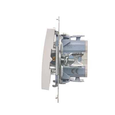 Przycisk "dzwonek" (moduł) 10A 230V szybkozłącza biały