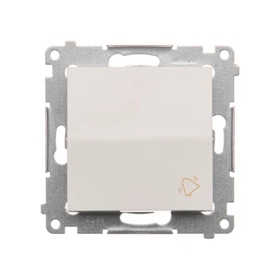 Przycisk "dzwonek" (moduł) 10A 230V szybkozłącza biały