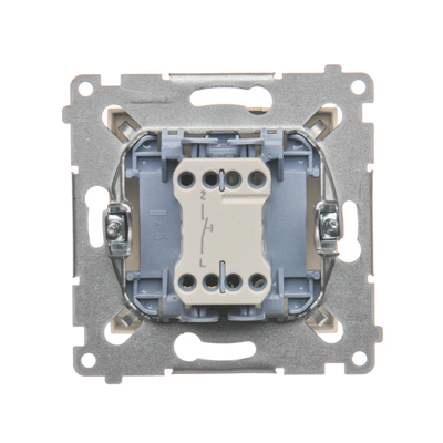 Przycisk "dzwonek" (moduł) 10A 230V szybkozłącza krem