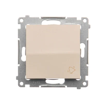 Przycisk "dzwonek" (moduł) 10A 230V szybkozłącza krem