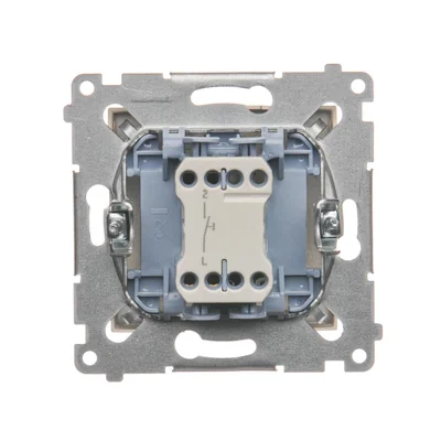 Przycisk "dzwonek" (moduł) 10A 230V szybkozłącza złoty (metalik)