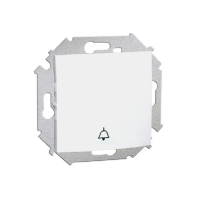 Przycisk "dzwonek" (moduł) 10A 250V zaciski śrubowe biały