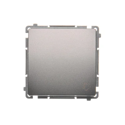 Przycisk dzwonek (moduł) 10A 250V zaciski śrubowe inox (metalik)