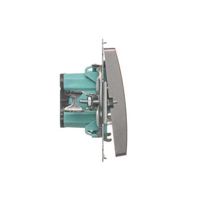 Przycisk "dzwonek" (moduł) 230V, inox metalik