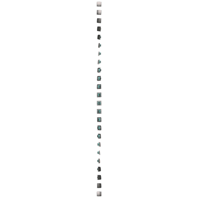 Przycisk "dzwonek" (moduł) 230V, inox metalik