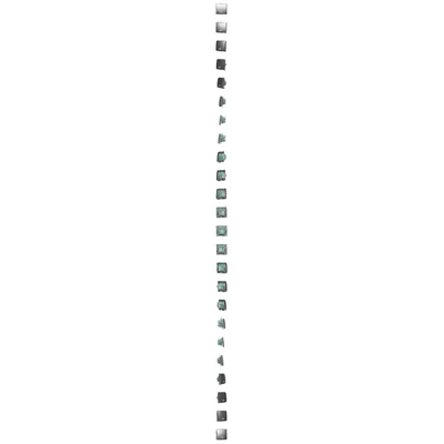 Przycisk "dzwonek" z podświetleniem (moduł) 230V, satyna metalik