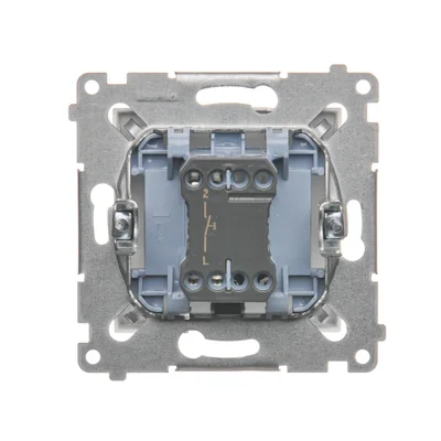 Przycisk pojedynczy zwierny bez piktogramu (moduł) 16A 250V zaciski śrubowe biały