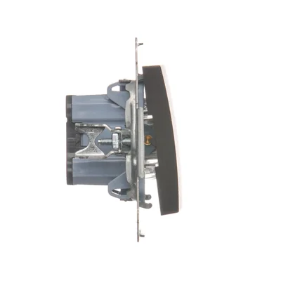 Przycisk "światło" 16AX 250V zaciski śrubowe brąz mat metalizowany