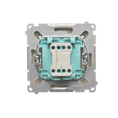 Przycisk światło (moduł) 10A 250V zaciski śrubowe beż