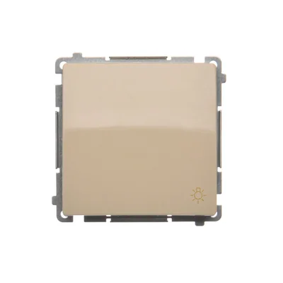 Przycisk "światło" (moduł) 230V, beżowy