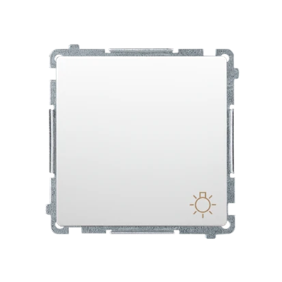 Przycisk "światło" (moduł) 230V, biały