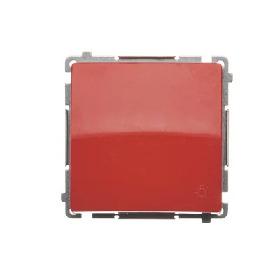 Przycisk "światło" (moduł) 230V, czerwony