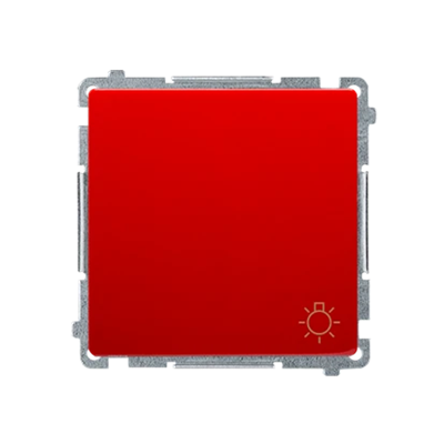 Przycisk "światło" (moduł) 230V, czerwony