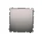 Przycisk "światło" (moduł) 230V, inox metalik