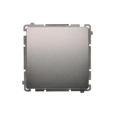 Przycisk "światło" (moduł) 230V, inox metalik