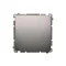 Przycisk "światło" (moduł) 230V, inox metalik