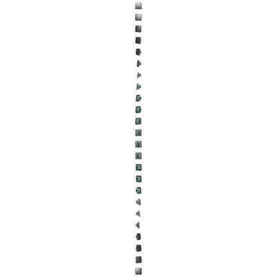 Przycisk "światło" (moduł) 230V, inox metalik