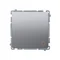 Przycisk "światło" (moduł) 230V, inox metalik
