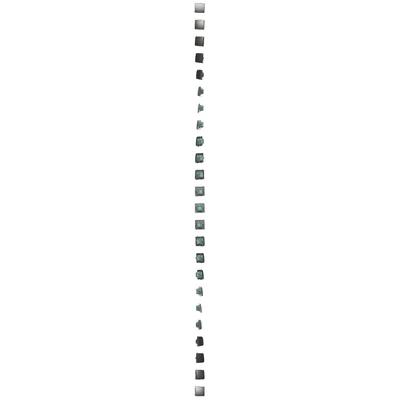 Przycisk "światło" (moduł) 230V, inox metalik